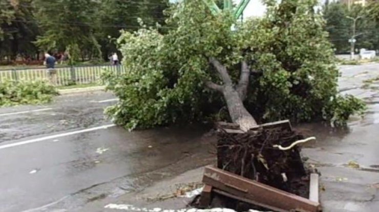 В Луганск пришла разрушительная стихия.