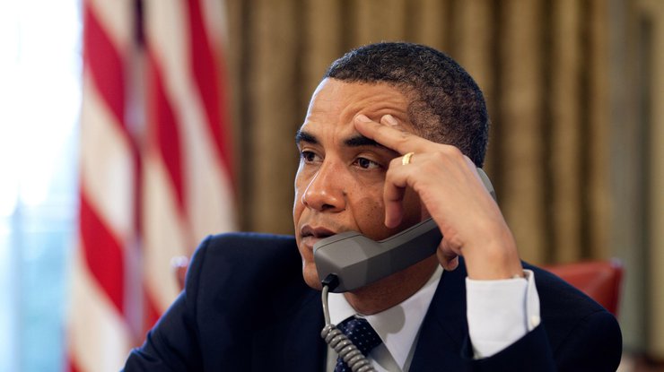 Путин позвонил Обаме. Фото cont.ws
