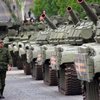По Донецку маршем идут танки из России (видео)