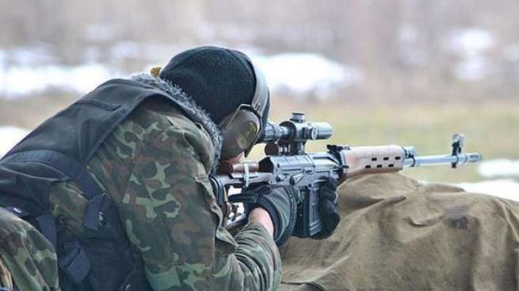 Снайпер боевиков стрелял по Широкино
