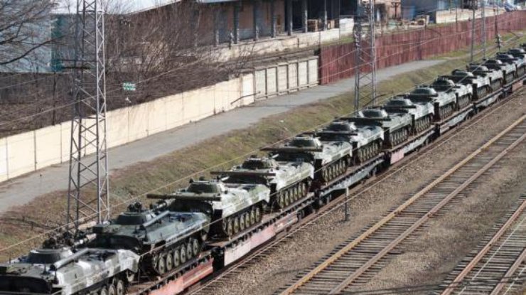Россия перебрасывает войска через Ростовскую область. Фото из архива