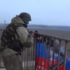 Бойцы "Киев-1" в Марьинке содрали флаг Гиви из "Сомали" (фото)