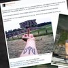 Украинец показывал средний палец памятнику холокосту в Польше
