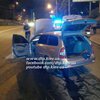 В Киеве таксист устроил тройную аварию, есть пострадавшие (фото, видео)