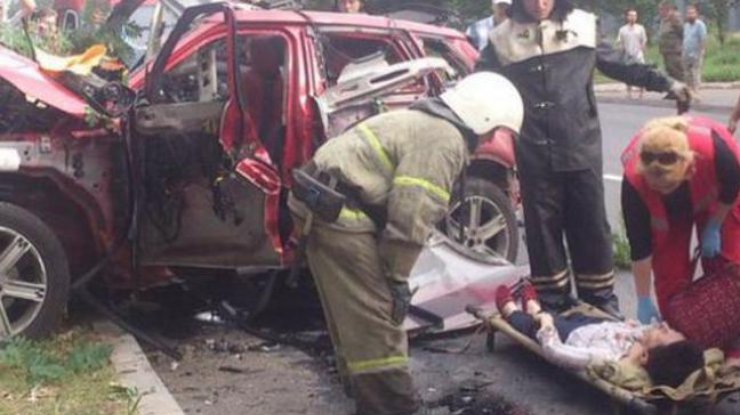 Пресс-секретарь Захарченко была в машине во время взрыва