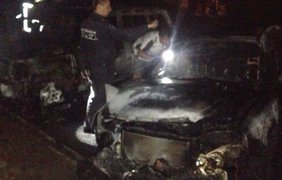 В Ужгороде сгорели две машины