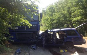 Водитель "Жигулей" погиб на месте. Фото Житомир.info