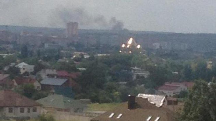 Взрыв в Луганске. Фото sprotyv.info