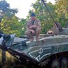В Широкино бойцы "Донбасса" отбили у боевиков БМП с пушкой (видео)