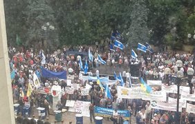 Митинг под Верховной Радой Facebook/pavlovskyi