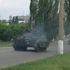 БМП боевиков атакует украинских военных под Донецким аэропортом