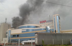 Пожар в Харькове. Фото vk.com/h_kharkov