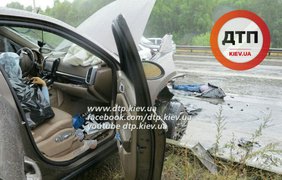 Авария произошла на Новообуховской трассе под Киевом
