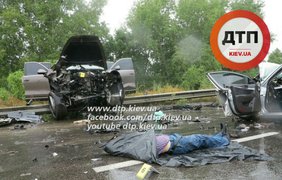 Авария произошла на Новообуховской трассе под Киевом