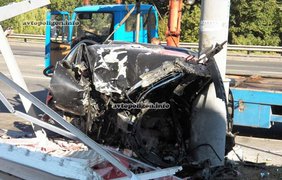 Жуткая авария в Киеве