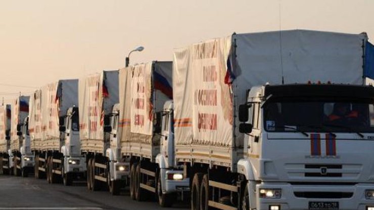 Россия анонсирует вторжение незаконного конвоя на Донбасс