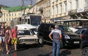 Авария во Львове. Фото vgolos