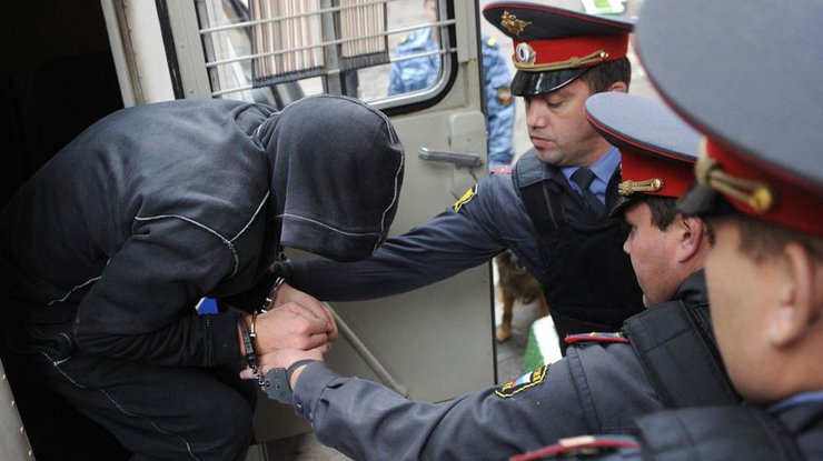 Полиция Москвы доставила нападавших в отделение. Фото из архива
