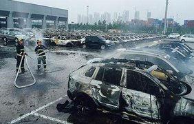 Последствия взрыва в Китае