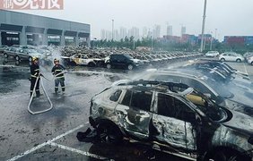 Последствия взрыва в Китае