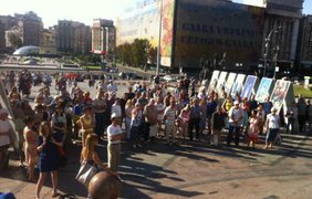 Против демилитаризации Широкино протестуют в Киеве и Мариуполе