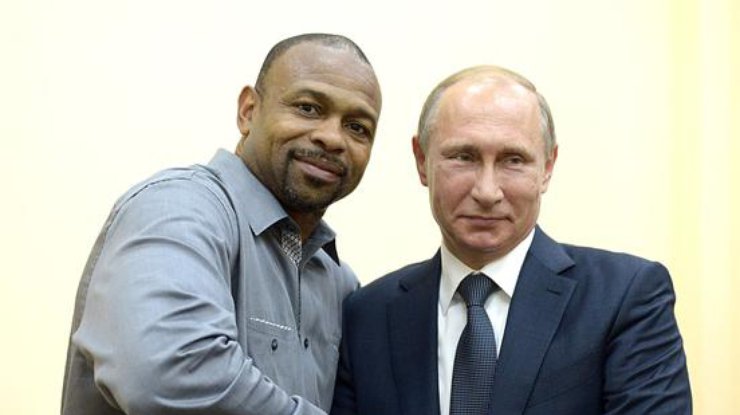 Рой Джонс и Путин. Фото: rusnext.ru