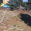 В Одессе люди в балаклавах напали на палатки оппозиции