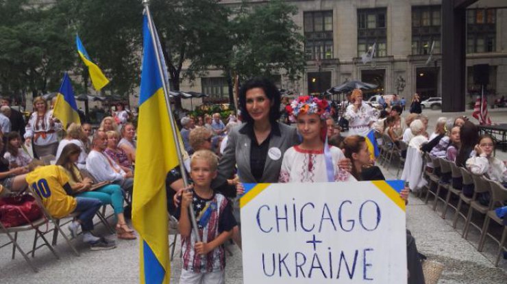 Украинцы в Чикаго устроили пышное празднество ко Дню независимости