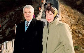 Антонина Кравчук со своим мужем Леонидом. Фото Fashion week daily