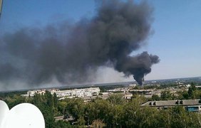 Пожар в Буче. Фото Анатолий Носарев