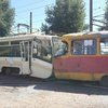 В Харькове лоб в лоб столкнулись два трамвая № 6 (фото)