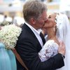 Свадьба Навки: Дмитрий Песков поцеловал невесту (видео)