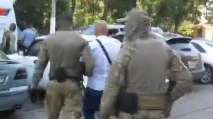 СБУ задержала спонсора боевиков Донбасса в Одессе. Кадр из видео