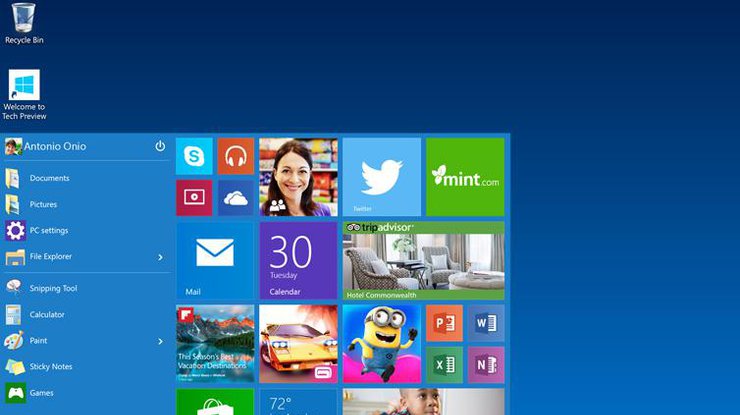 Micrsoft обновило только выпущенную Windows 10