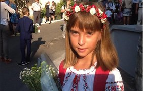 Первый день в школе. Facebook/Ирина Исаченко