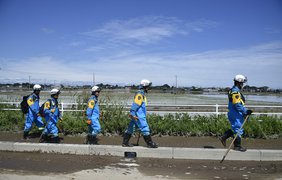 Японию затопило из-за проливных дождей