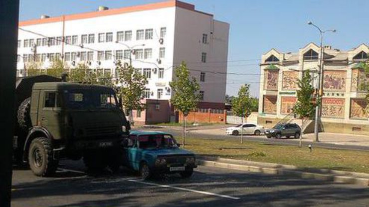 Авария произошла в центре Донецка