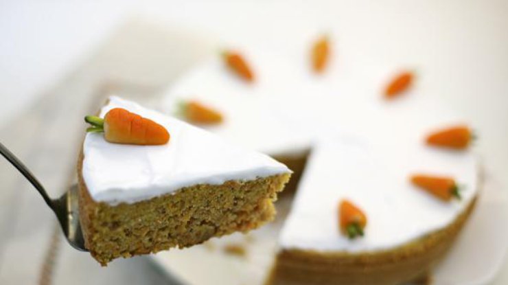 Морковный пирог - популярное блюдо здоровой кухни