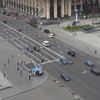 На Майдане в Киеве машина сбила двух девушек (видео)