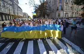 Мегамарш вышиванок в Киеве