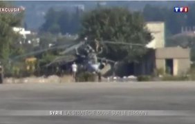 Французские журналисты впервые предоставили доказательства присутствия военной техники в Сирии. Фото TF1