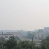 Черкассы накрыл дым из-под Киева (видео)