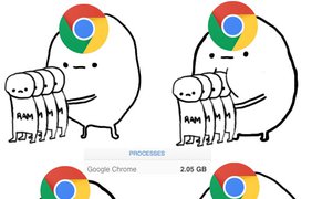 Пародии на прожорливость Google Chrome