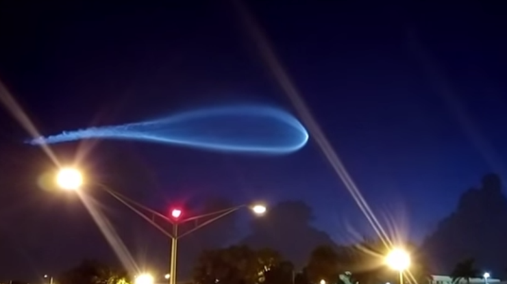 НЛО оказалось запуском ракеты Atlas V