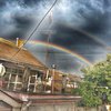 Над Ужгородом взошла двойная радуга (фото)
