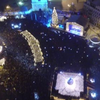Новый год в Киеве сняли с беспилотника (видео)