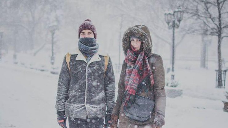 Погода в Украине будет морозной и снежной всю неделю. Фото Андрея Рафаэля
