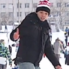 Украинцы в лютые морозы активно отдыхают на воздухе (видео)