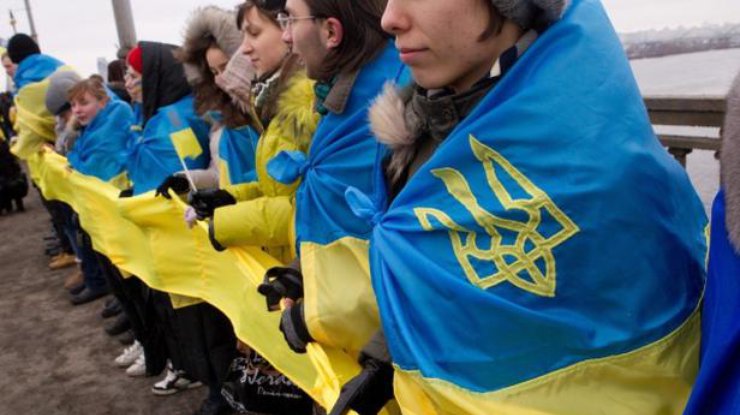 Киев в День Соборности объединится живой цепочкой (фото)