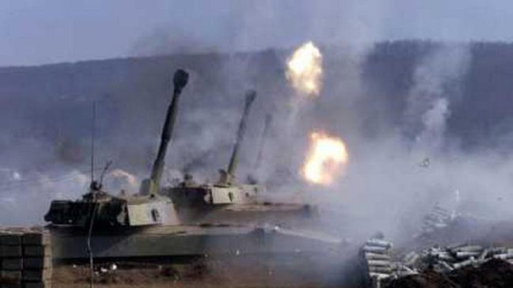 Боевики открыли огонь из самоходных артиллерийских установок. Фото из архива